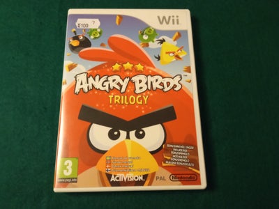 Angry Birds Trilogy, Nintendo Wii, anden genre, Spil i fin stand med manual.

Testet og virker perfe