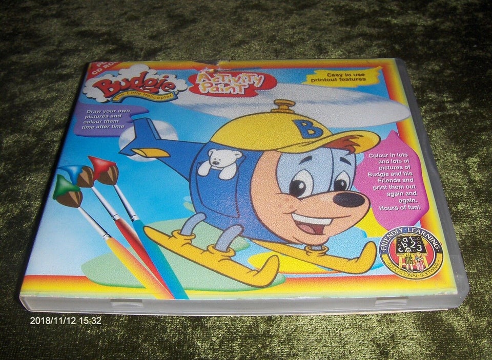 PC: BUDGIE THE LITTLE HELICOPTER - ACTIVITY PAINT, til pc,