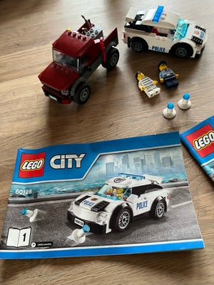 Lego City, 60128, Lego city 60128 Flugt fra politiet. 
En udgået model. 
Der mangler et 1-tal på pol