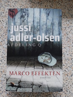 Bøger og blade, Jussi Adler Olsen, Marco effekten, Kan sendes med dao køber betaler for porto