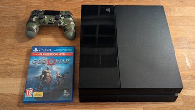 Playstation 4, Rimelig, 500GB. Brugsspor på toppen, men ellers fungerer upåklageligt. Afhentning for