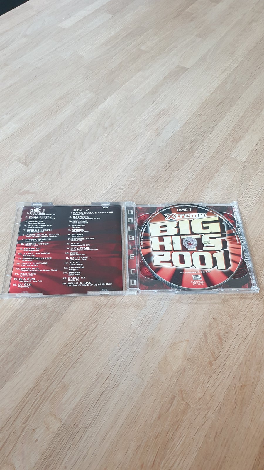 Diverse Kunstnere: X-treme BIG HITS 2001 (Dobbelt Album),