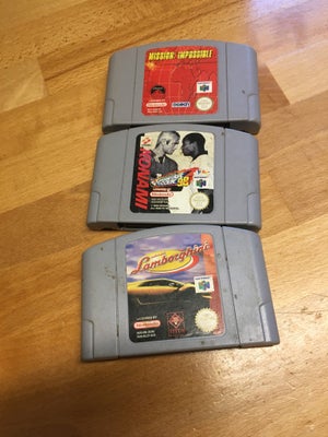 N64 spil, N64, Sælger disse n64 spil til 40kr stk 
Køb alle til 100kr
Kan sendes køber betaler fragt