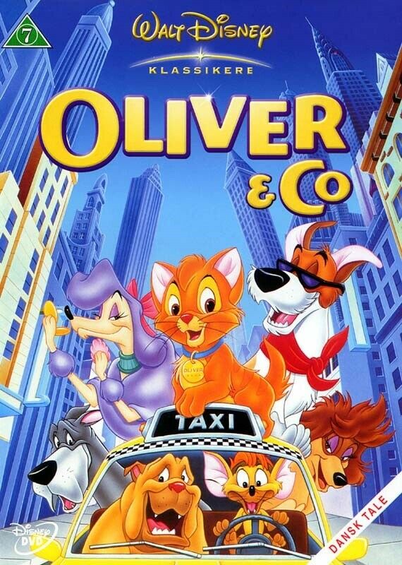 Oliver & Co., instruktør Walt Disney, DVD