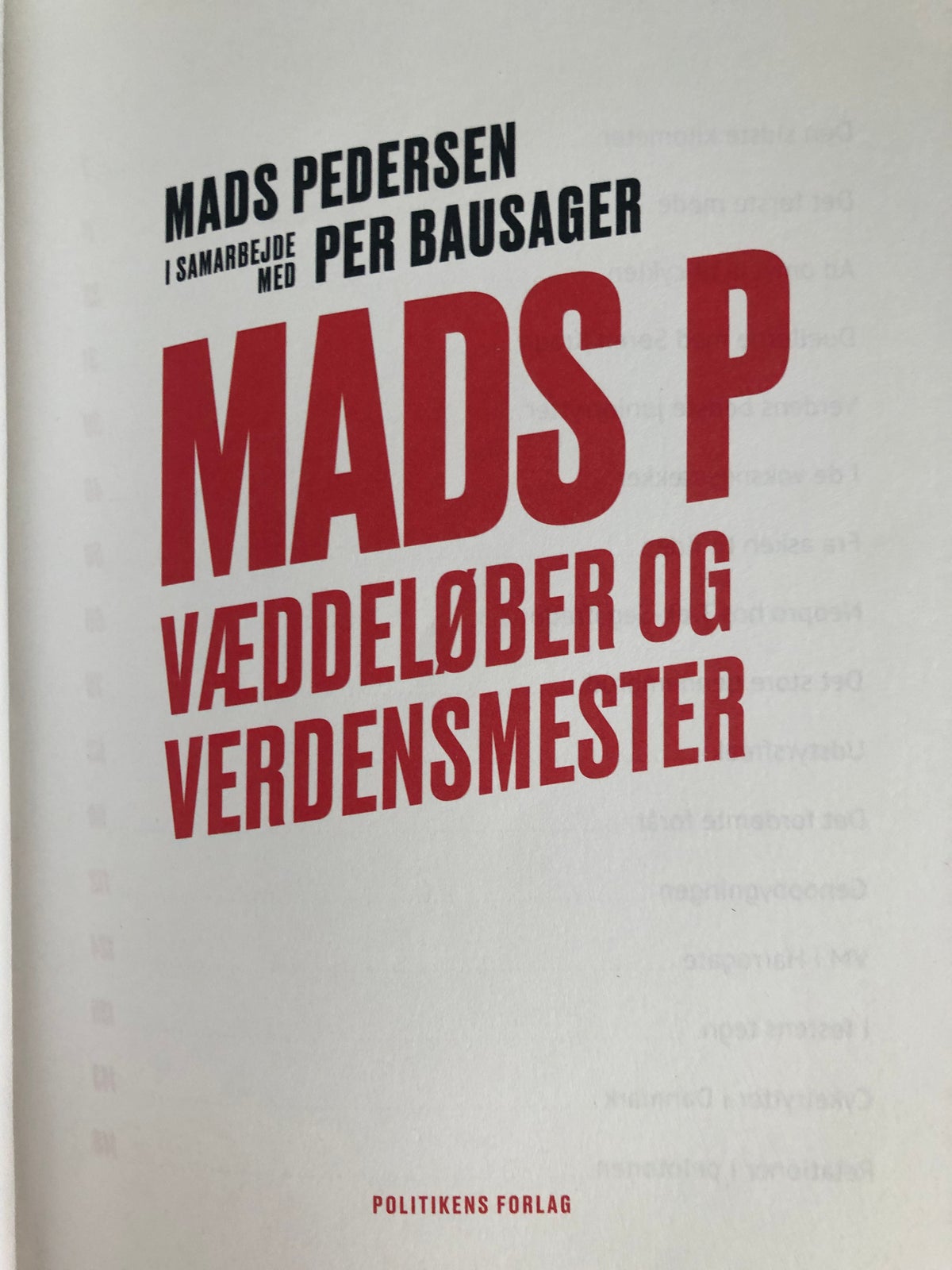 Mads P bog, Mads Pedersen