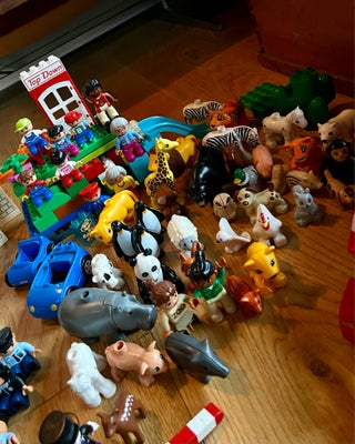 Lego Duplo, Zoo, Dublo zoo med mange dyr, dyrepassere, masser af mennesker og mange tilhørende klods