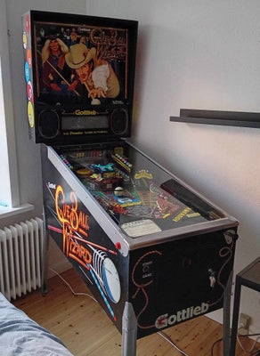 Gottlieb, flippermaskine, God, Sælger en Gottlieb Cue Ball Wizard flipper/pinball maskine fra 1992.
