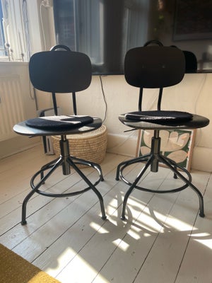Spisebordsstol, Prisen er pr. styk (200,-) 
KULLABERG skrivebordsstol fra IKEA 

Jeg har selv brugt 