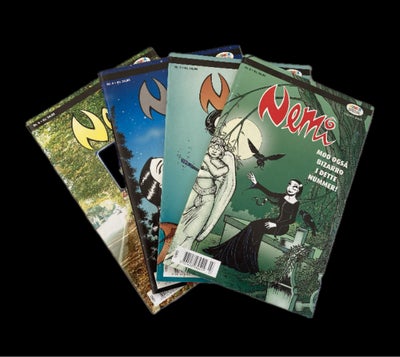 Nemi , Tegneserie, Nemi blade fra 2007 i fint stand. 
Blade nr 2-3-4-6 
Sælges for 30kr stykket elle
