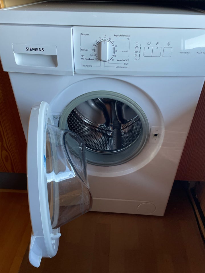 Siemens vaskemaskine, WM14A163DN , frontbetjent