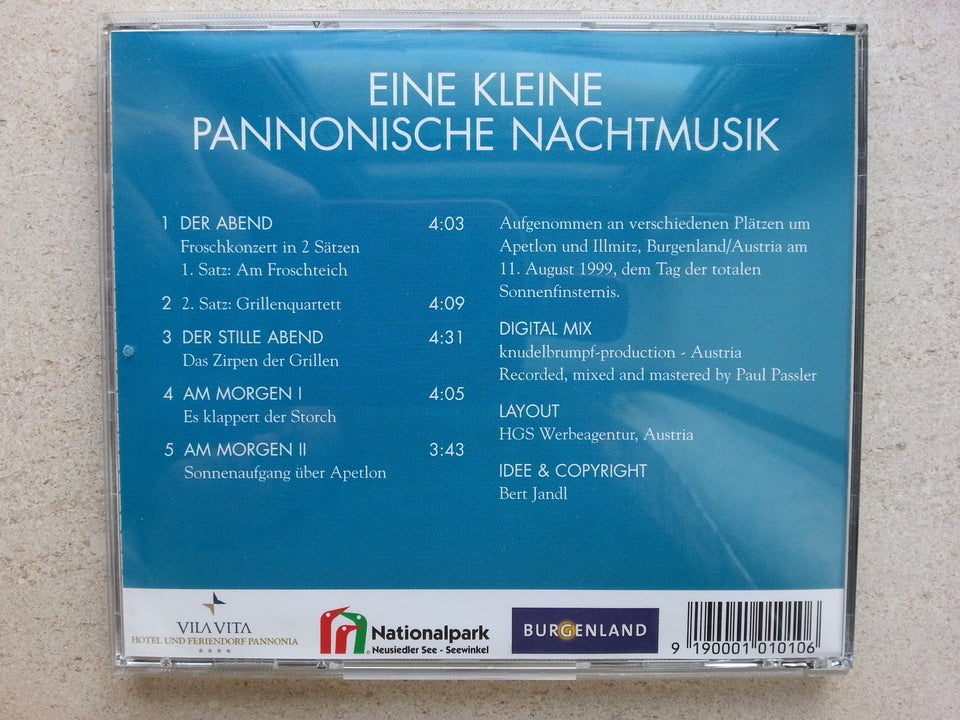 Various: Eine Kleine Pannonische Nachtmusik, klassisk