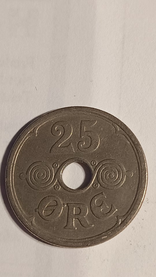 Danmark, mønter, 25 øre