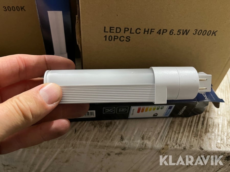 Lysstofrør, 10 Stk Noxion Lucent PLC LED 6.5W 650lm