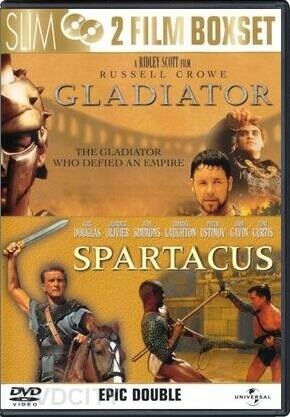 Gladiator & Spartacus (2 Film Boxset), DVD, action