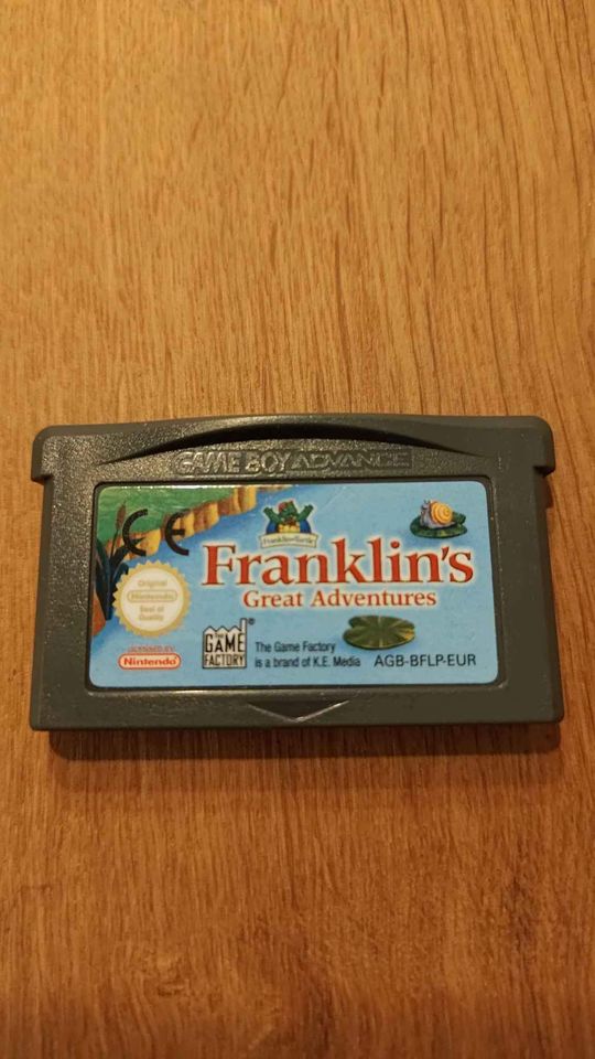 Franklin's Great Adventures CIB, Gameboy Advance,