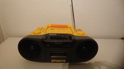 Ghettoblaster, Sony, CFD 970L, Perfekt, Unik og sjælden retro getoblaster fra Sony radio, CD og bånd