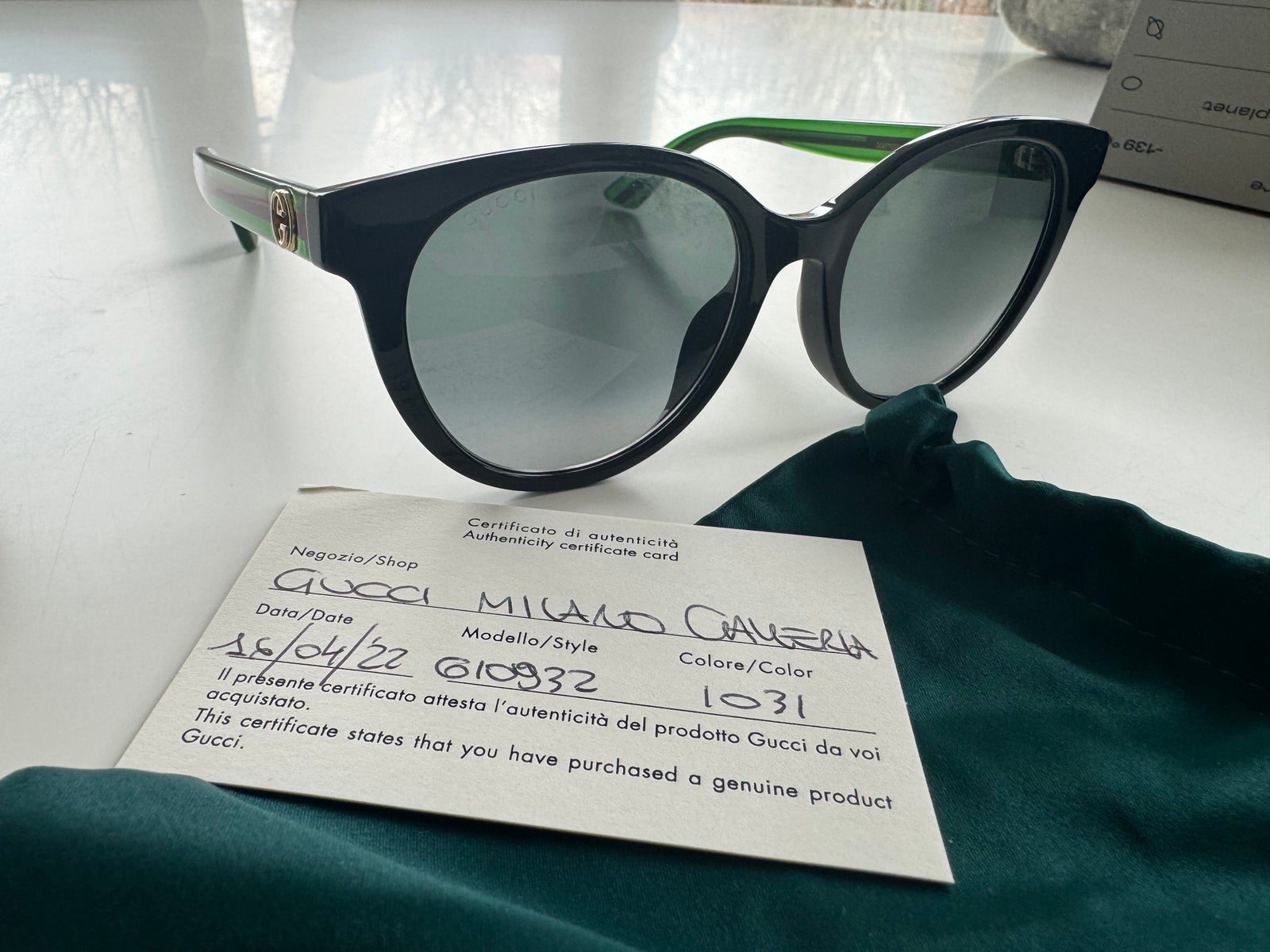 Solbriller unisex, Gucci