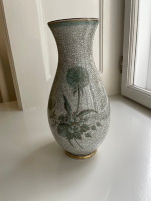 Vase, Vase, Royal Copenhagen, Porcelæns vase - Craquelé, Craquele, Krakelé eller Krakkele (Crackelur