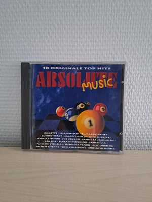 Absolute Music 1: Diverse kunstnere, andet, Musik CD
Absolute Music 1
Brugt pæn stand

Se også mine 