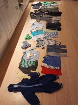 Blandet tøj, Regntøj, bukser, nattøj, badebukser, køredragt, Wheat, Tommy hilfiger, str. 80