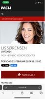 2 koncertbilletter med Lis Sørensen i Herning K...
