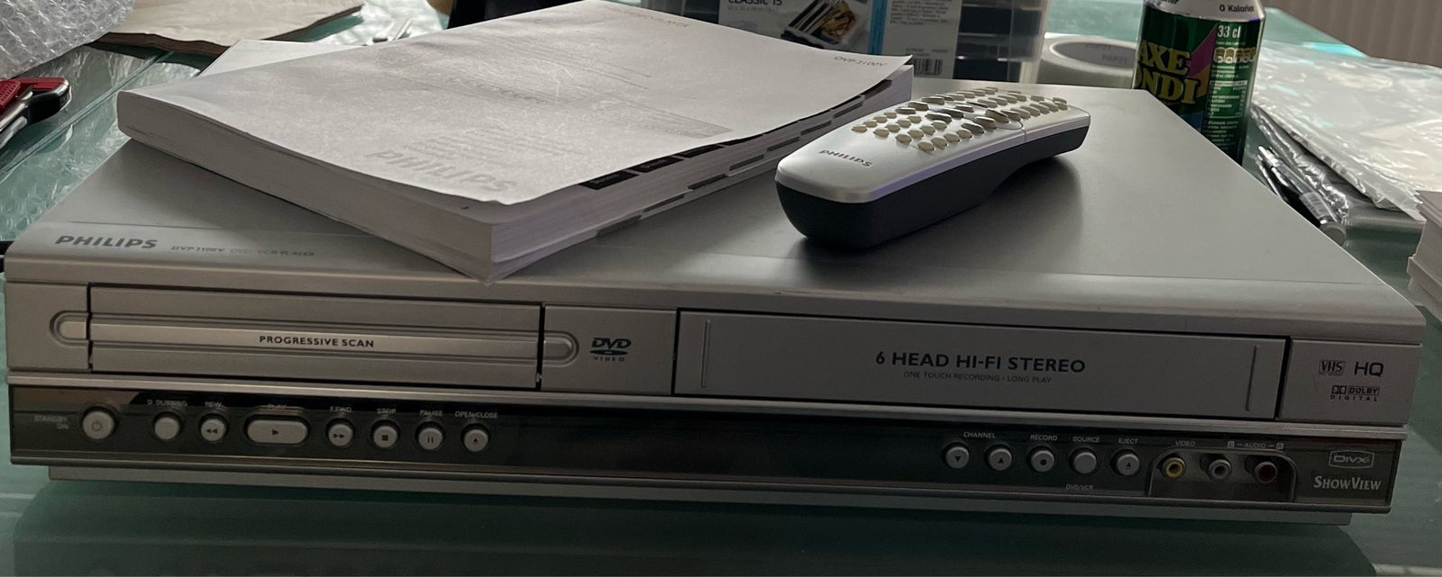 VHS videomaskine, Philips, DVP 3100V