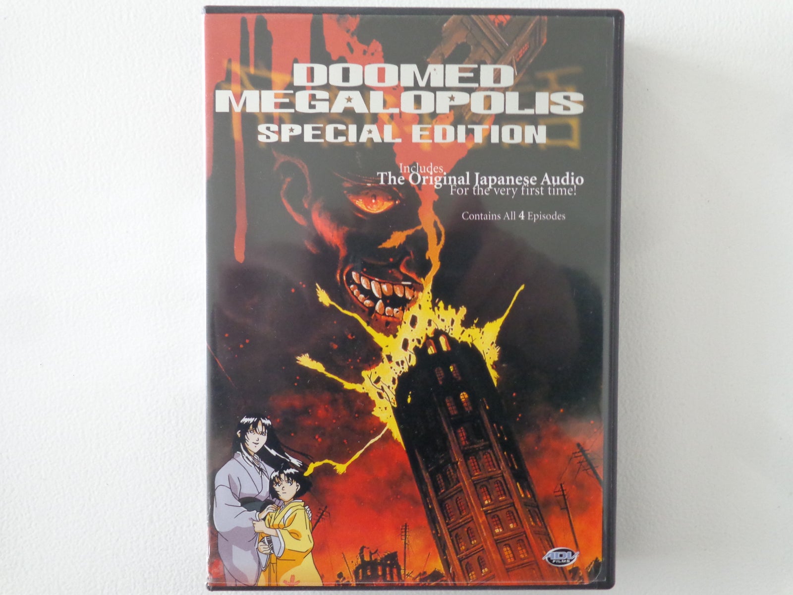 Doomed Megalopolis 2-DVD Complete Anime Series Eps 1-4 Supernatural ADV  Films