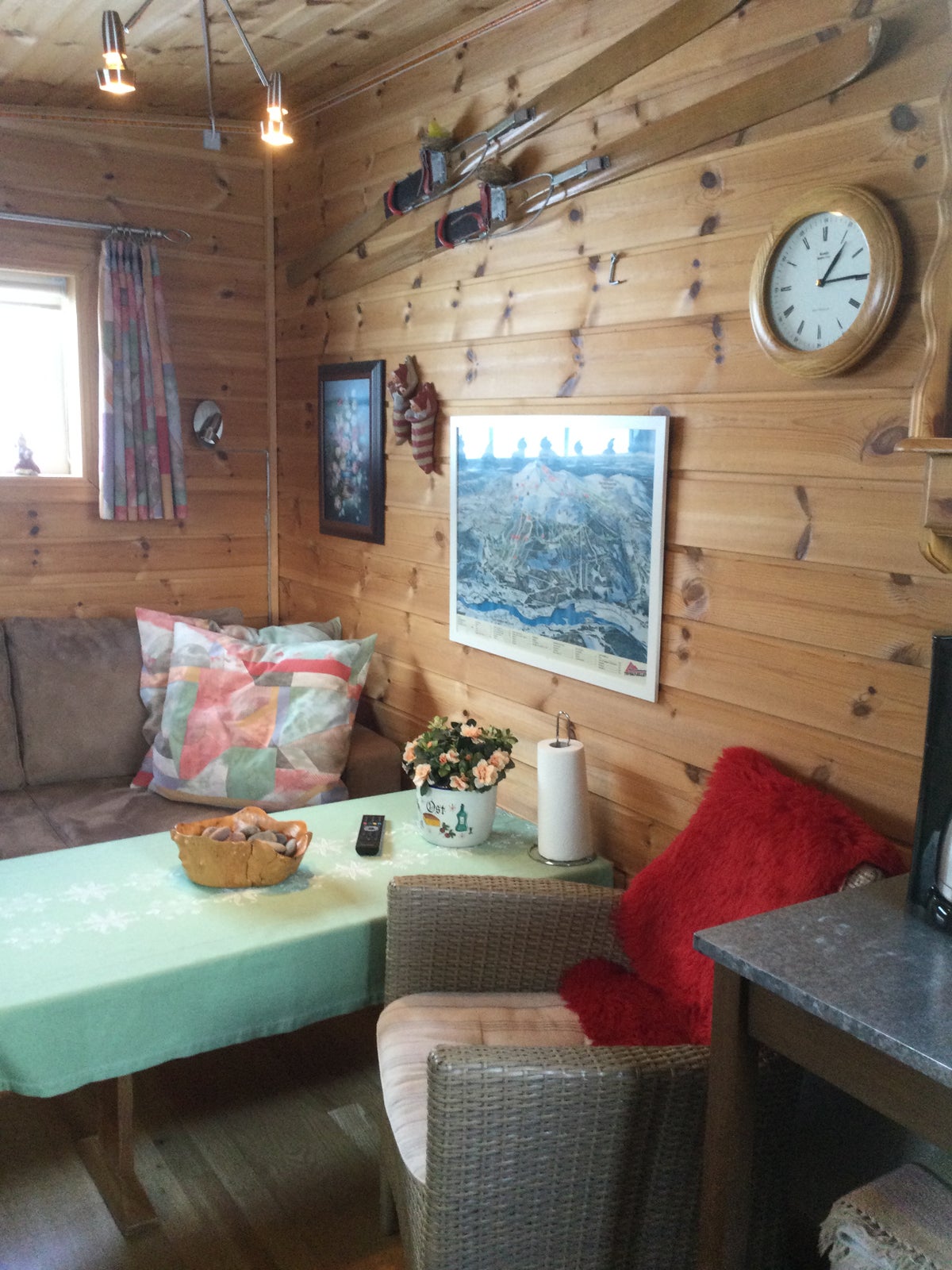 Campingvogn og hytte i Norge.
