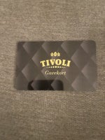 Tivoli gavekort på 1.200 med udløb 4/6 2024