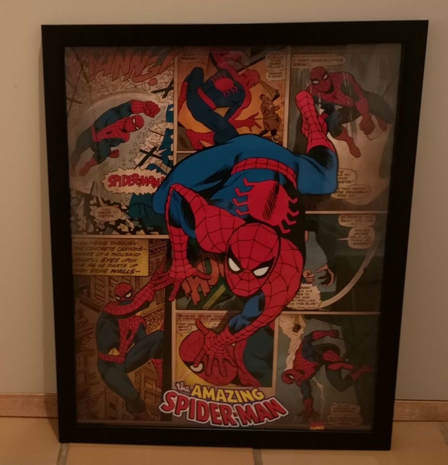 Plakater, motiv: Spinderman plakater, b: 60 h: 91,5