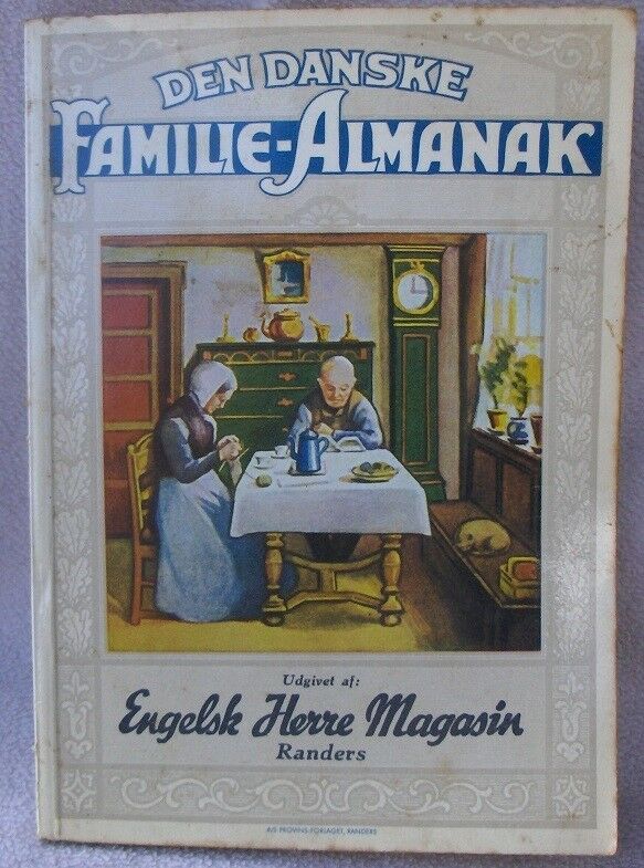 Den danske familie-almanak 1971, emne: historie og samfund