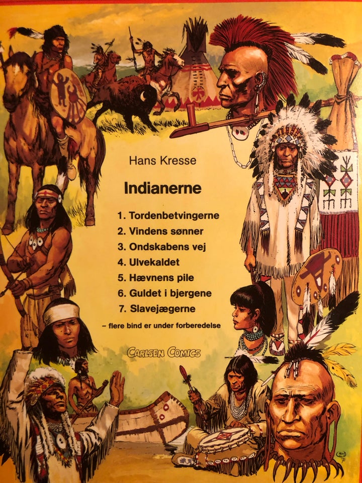 Indianer. Album 1-7., Hans Kresse, Tegneserie