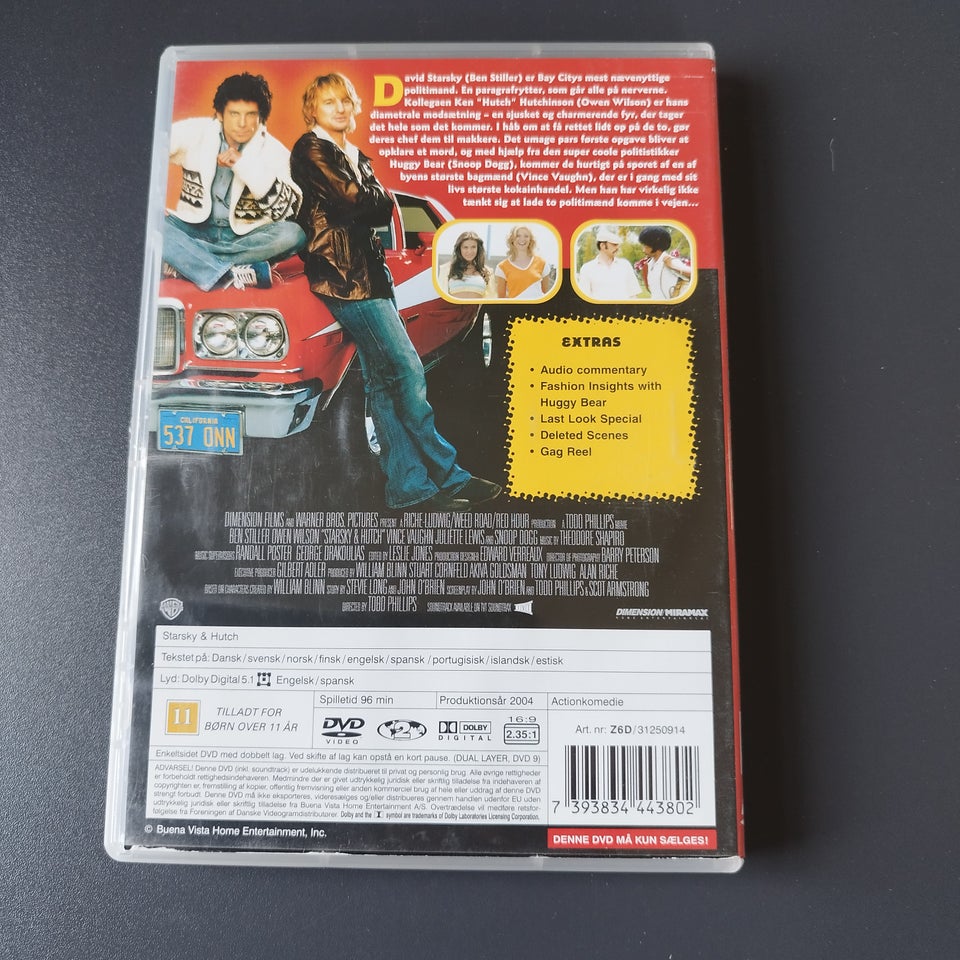 Starsky & Hutch.Ben Stiller., DVD, action