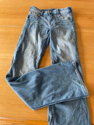 Jeans, Bootcut Low Waist, str. 34,  Blå,  Jeans,  Næsten som ny, Fede jeans fra Bootcut Low Waist. S