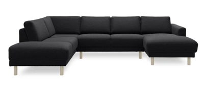 Sofa, læderlook, 5 pers. , Cleveland, 3-delt 5-pers sofa fra Ilva fra 2013.
Godt slidt på originalt 