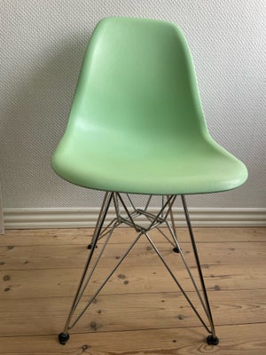 Spisebordsstol, Plast og stål, Ukendt, 4 stk. spisestuestol - inspireret af Eames DSR - sælges samle