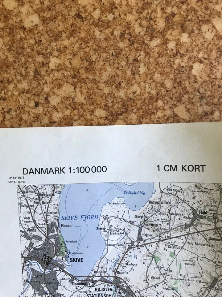 Landkort, 1 cm kort