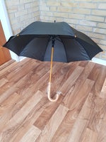 Klassisk sort paraply ny og ubrugt, Ubrugt