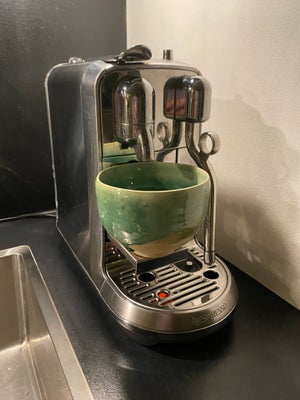 Nespresso kaffemaskine, Sage sne 800 BSS, Nespresso, Klassisk smuk Nespresso kapselmaskine i stål, l