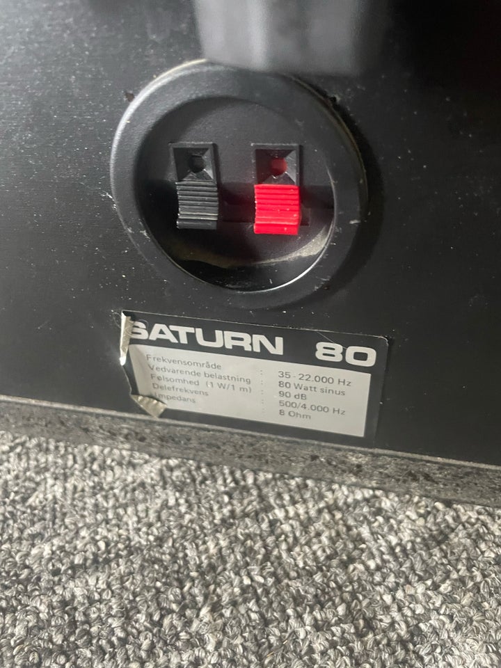 Højttaler, Audioscan, Saturn 80