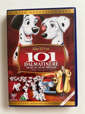 101 Dalmatinere - Hund og Hund imellem 2-disc, instruktør Walt Disney, DVD, tegnefilm, Specialudgave