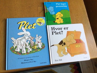 Plet, Eric Hill, 3 søde bøger om hunden Plet. Sælges samlet for 60 kr

Kan hentes på Nørrebrogade
Se