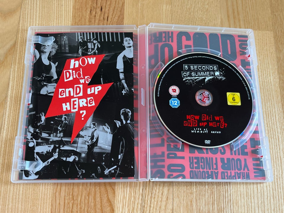 5SOS 5 Seconds of Summer How did we end up her DVD