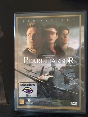 Pearl Harbor, DVD, drama, Filmen har kun været set 1 gang. 2-disc sæt med bonusmateriale / special f