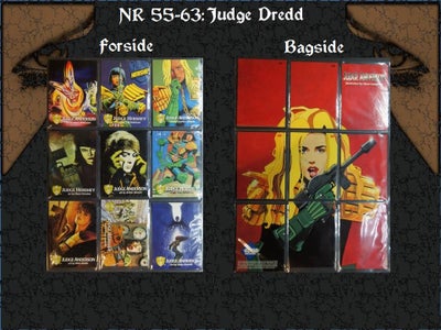 Samlekort, Judge Dredd Kort, Judge Dredd er håndhæver af lov og ret i Megacity One, en by i et dysto