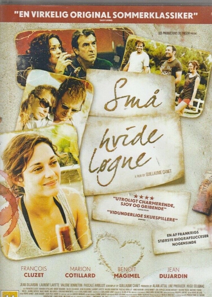 Små hvide løgne, instruktør Guillaume Canet, DVD