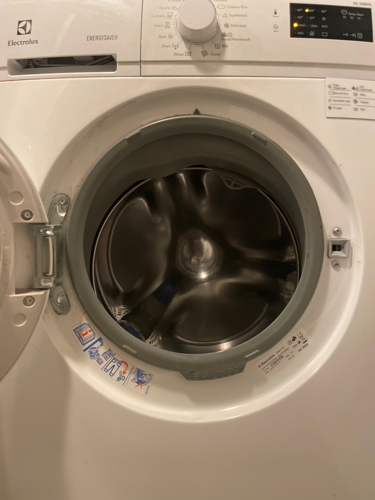 Electrolux vaskemaskine, EW7264PTD, frontbetjent