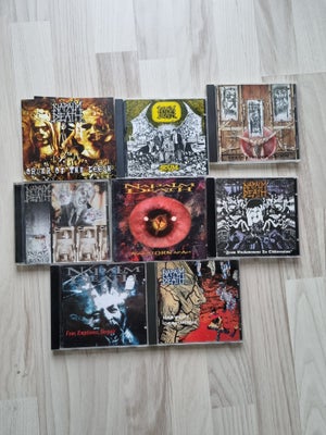 Blandet Black & Death: Blandet Black & Death, metal, Cd samling sælges. Alle cd'er er brugte, men pa