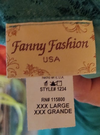 Festkjole, Fanny Fashion USA, str. XXXL