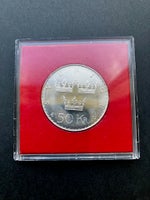 Skandinavien, mønter, 50 kr.